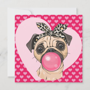 Pug Love Holiday Card