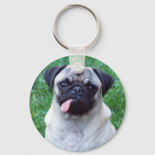 Pug Love Keychain