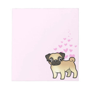 Pug Love Notepad