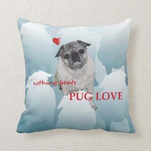 Pug Love Pillow