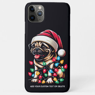 Pug Lover Christmas Light Animal Lover Case-Mate iPhone Case