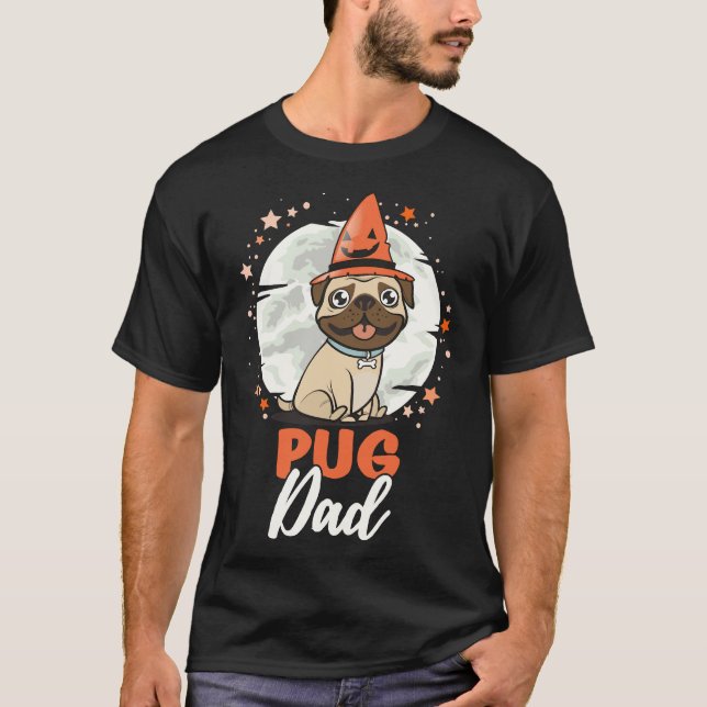 Pug Lover Halloween 192 T-Shirt (Front)
