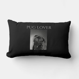 Pug lover Lumbar pillow. Cushion