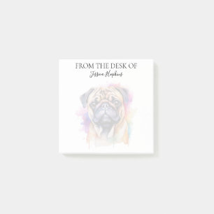 Pug Lover Monogrammed Notes