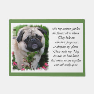 Pug Lovers Art Doormat