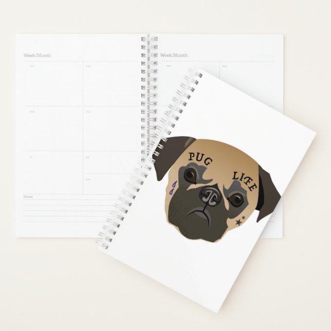 Pug Lovers | Cute Pug Life Planner (Display)