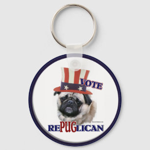 Pug Lovers Gifts Key Ring