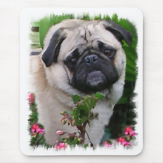 Pug Lovers Gifts Mouse Pad (Front)