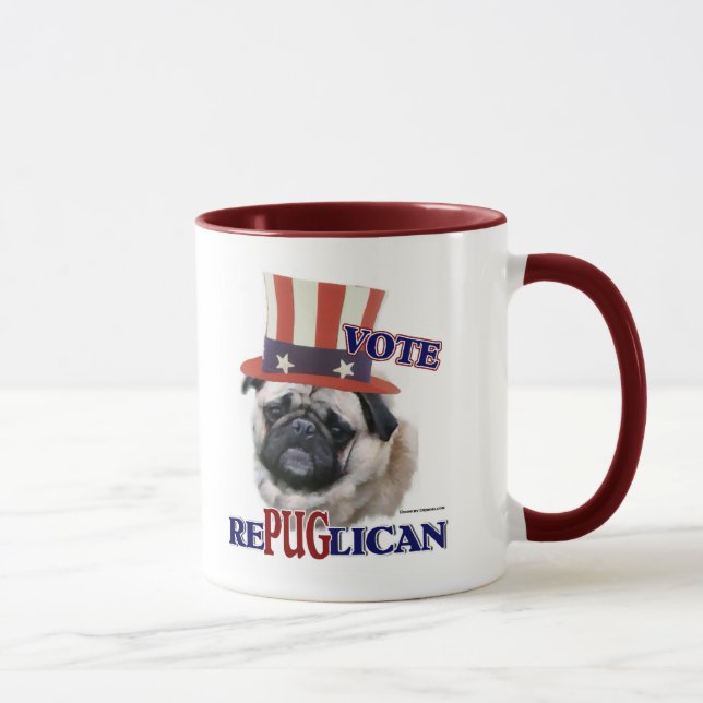 Pug Lovers Gifts Mug (Right)