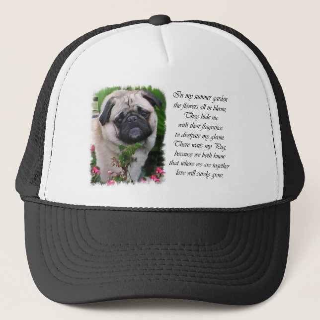 Pug Lovers Gifts Trucker Hat (Front)