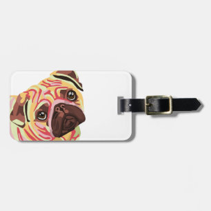 Pug Luggage Tag