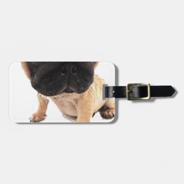 Pug Luggage Tag (Front Horizontal)