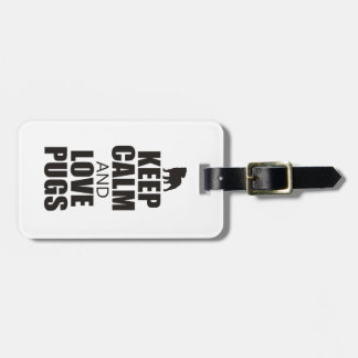 Pug Luggage Tag