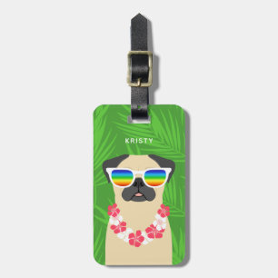 Pug Luggage Tags