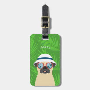 Pug Luggage Tags