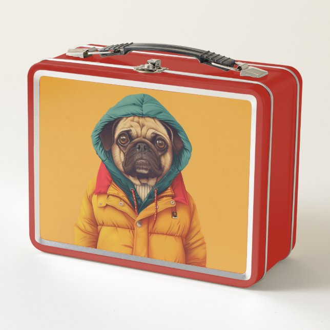 Pug lunch box (Front)