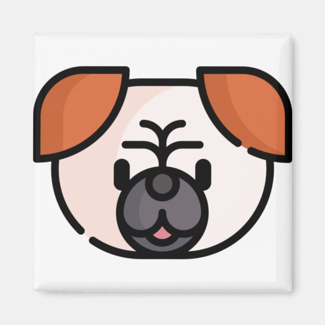 Pug Magnet (Front)