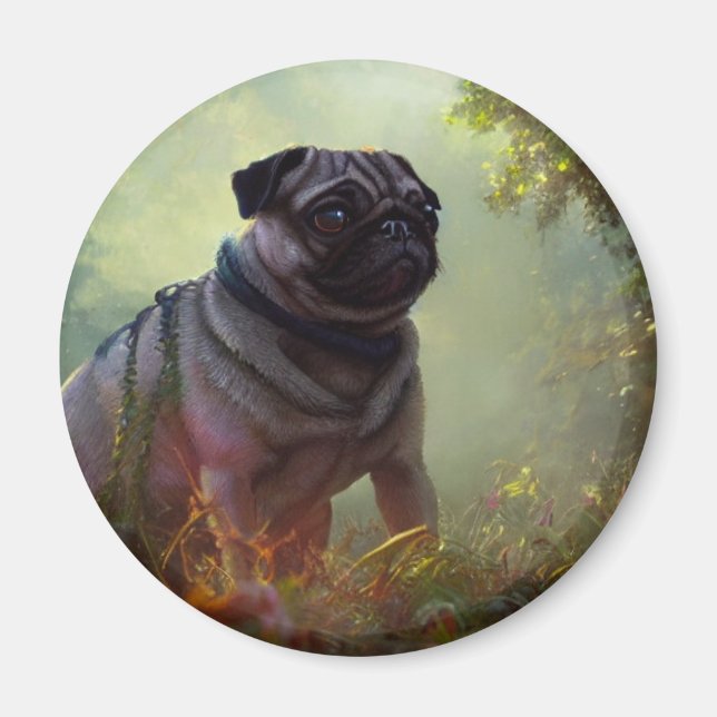 Pug Magnet (Front)