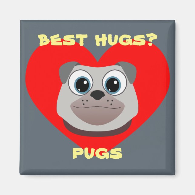 Pug Magnet (Front)