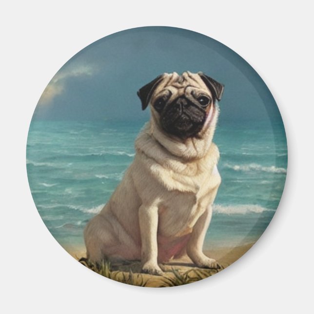 Pug Magnet (Front)