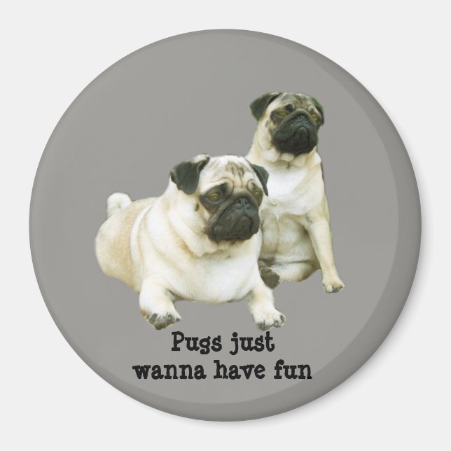 Pug Magnet (Front)