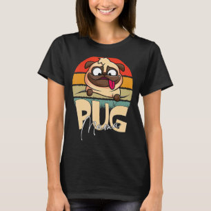 Pug Mama Cute Dog Mum Girls Women Presents 2 T-Shirt