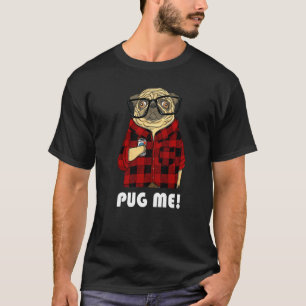 Pug Me I Pug You Puggy Dogs Plaid Dog T-Shirt