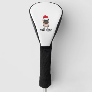 Pug Merry Christmas Pug Merry Pugmas Golf Head Cover