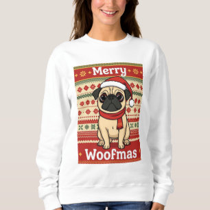 Pug Merry Woofmas Sweatshirt