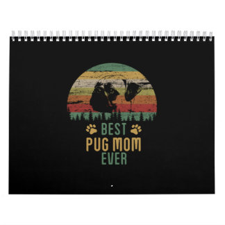 Pug mom calendar