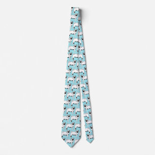 Pug Mops 2 sides printed Tie