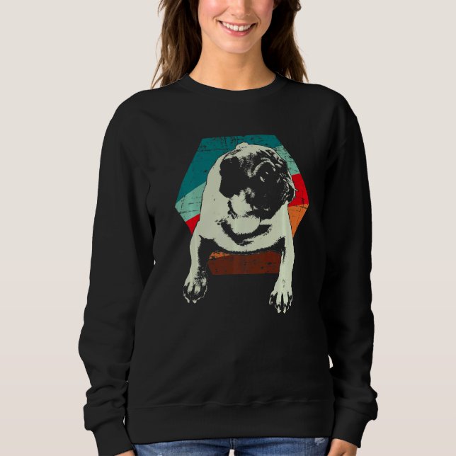 Pug Mops Carlin Dog Breed  22 Sweatshirt (Front)