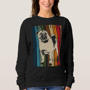 Pug Mops Carlin Dog Breed 2 Sweatshirt