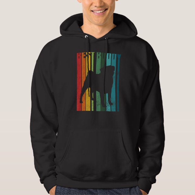 Pug Mops Carlin Dog Breed  7 Hoodie (Front)