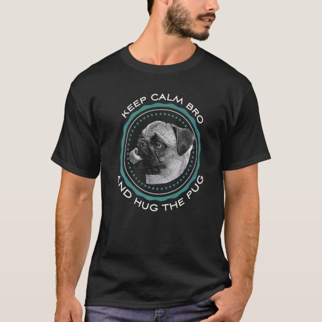 Pug Mops Carlin Dog Breed T-Shirt (Front)