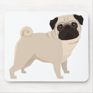 Pug Mouse Pad