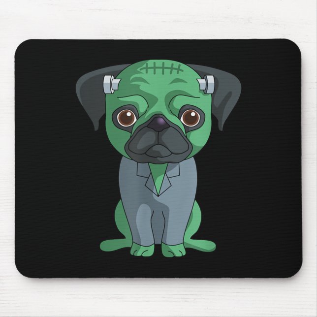 Pug Mouse Pad (Front)