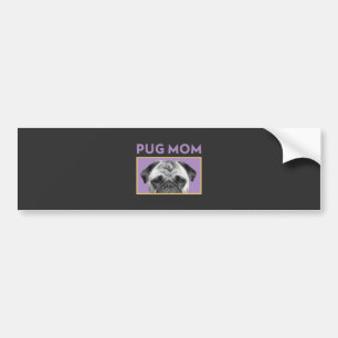 Pug Mum Bumper Sticker
