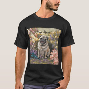 "Pug Mum" cute all over Tote Bag T-Shirt