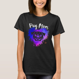 Pug mum Cute Dog Mum Pugs Mama Puppy Adorable Wome T-Shirt