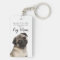 Pug Mum Key Ring