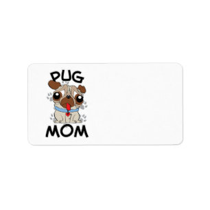 Pug Mum Label