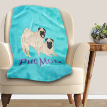 Pug Mum Two Fawn Pugs Dog Lover