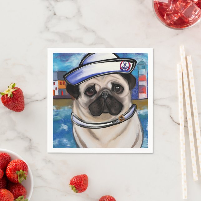 Pug Napkin (Insitu)