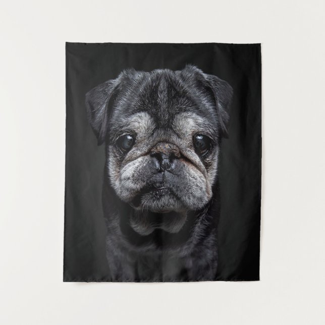 Pug Neo Blanket Tapestry (Front)