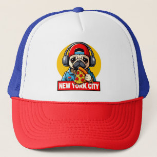 PUG-NYC STYLE 5 TRUCKER HAT
