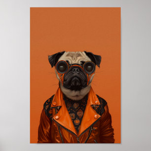 Pug of the Night Poster
