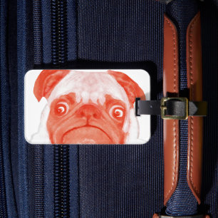 PUG_orange3.png Luggage Tag