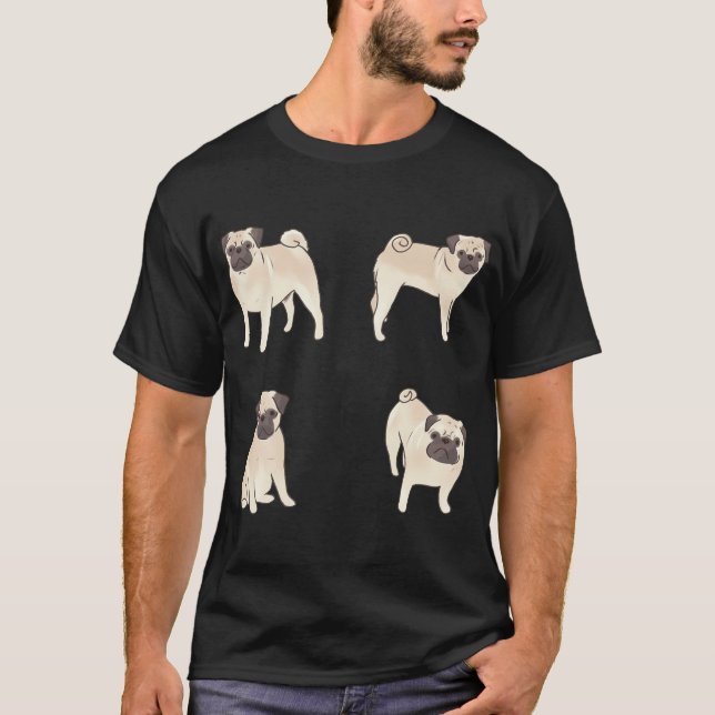 Pug pack T-Shirt (Front)