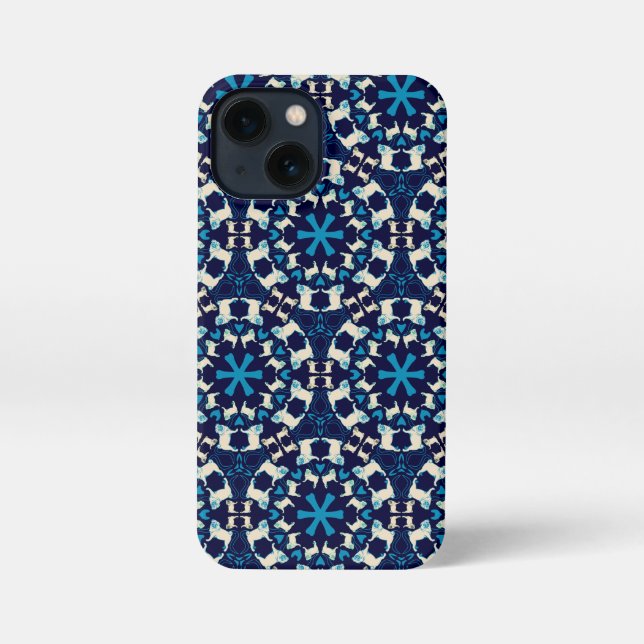 Pug Pattern Case (Back)